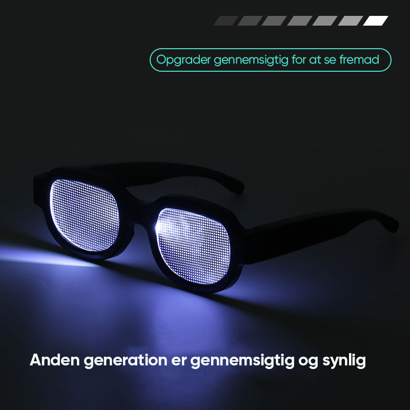 👓LED lysende briller👓