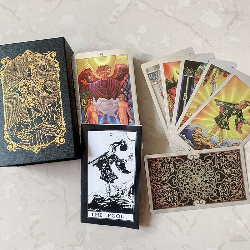 🔮Udforsk den mystiske verden af Tarot Guldfolie Tarot🔮