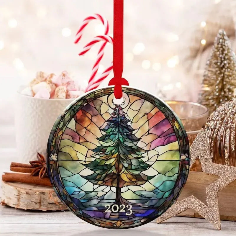 🎄Emalje-dekoration til jul🎅