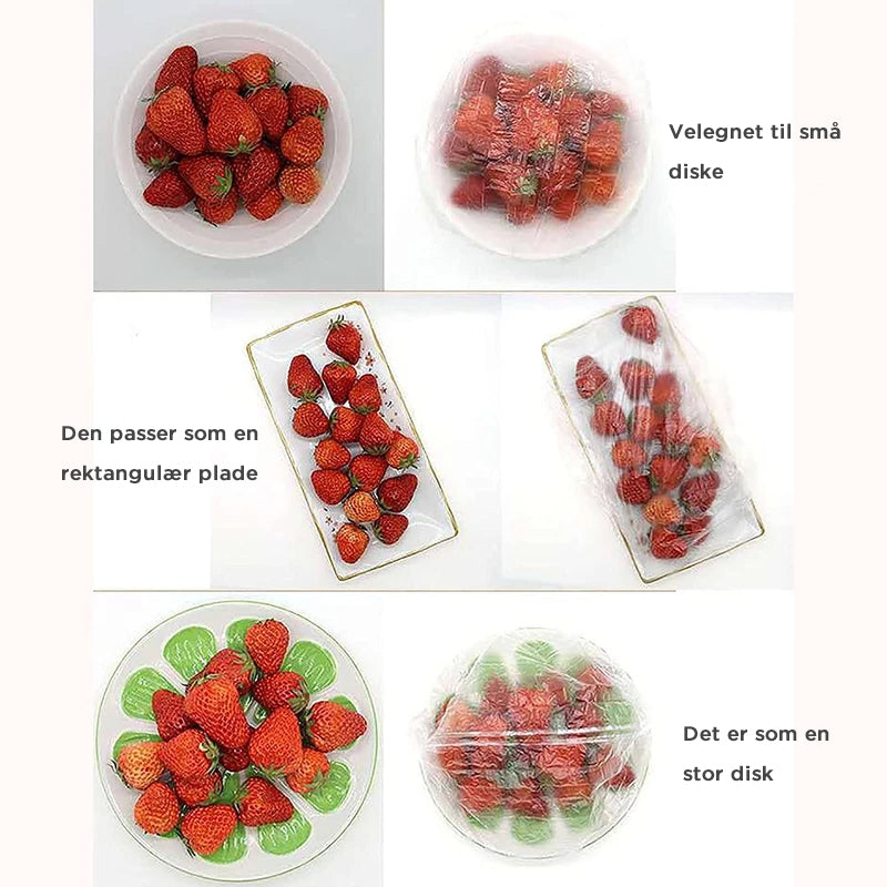 Engangsmadbetræk til frisk madopbevaring (100 stk)