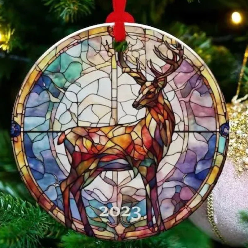 🎄Emalje-dekoration til jul🎅
