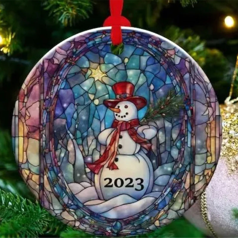 🎄Emalje-dekoration til jul🎅