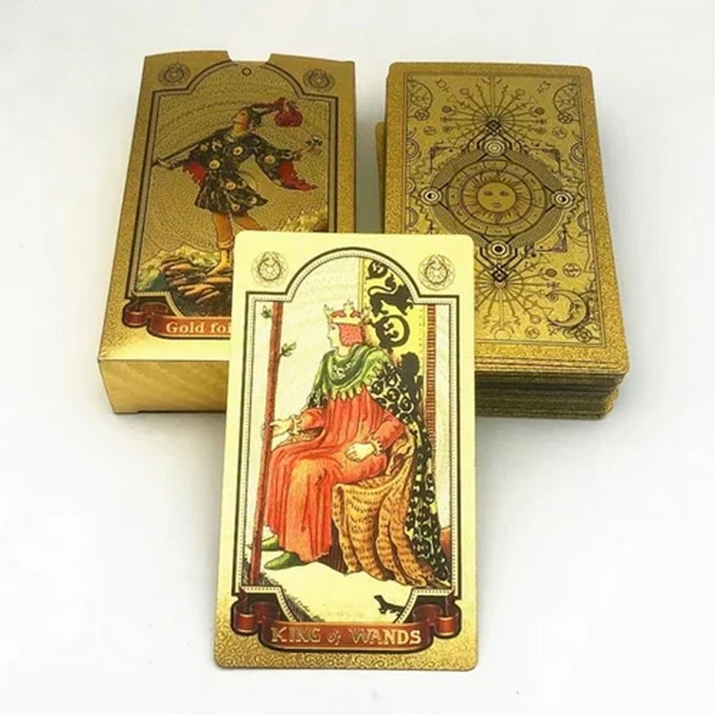 🔮Udforsk den mystiske verden af Tarot Guldfolie Tarot🔮