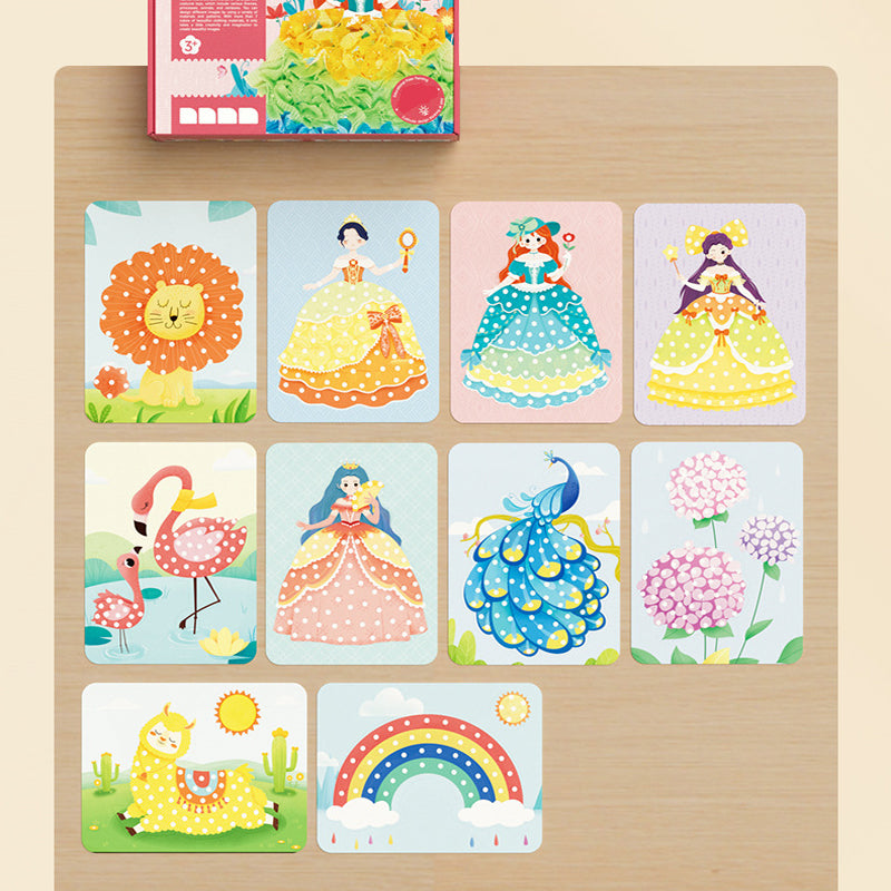 Prikket gør-det-selv kunst legetøj