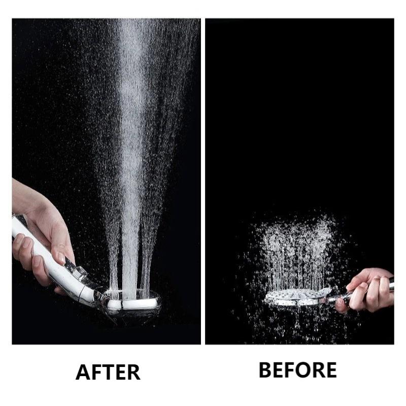 Brusehoved af høj kvalitet med tryk