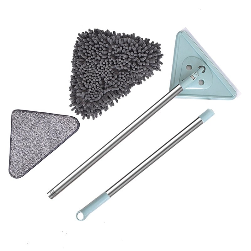 360 grader roterbar justerbar trekantrengøringsmoppe