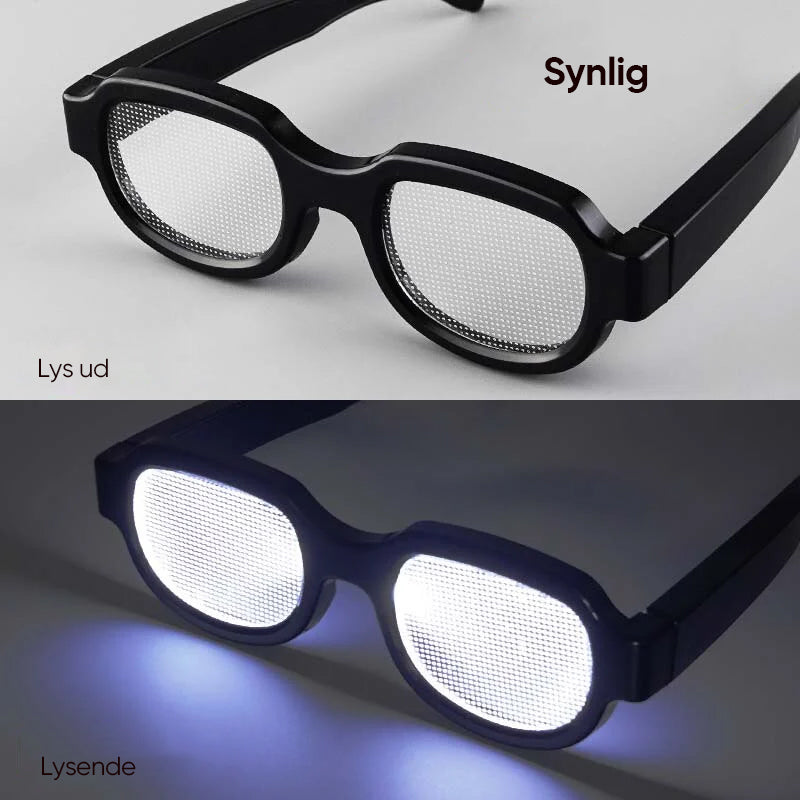 👓LED lysende briller👓