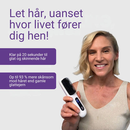 Silkeglat Bærbar Glattebørste