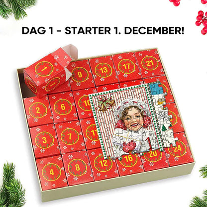 🎄Jule adventskalender puslespil 1000 stk🎅