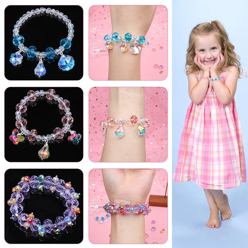 DIY armbånd med krystalperler