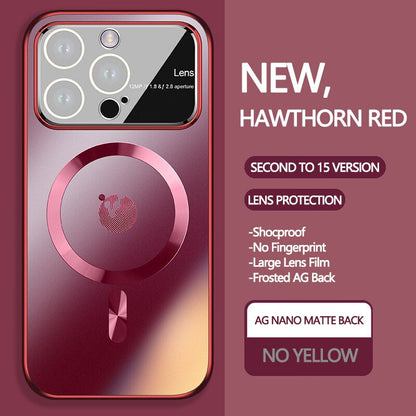 Mat magnetisk etui med Magsafe-linsebeskyttelse