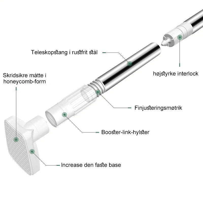 Tøjbøjle Teleskopstang（Buy 2, -10%; Buy 3, -15%; Buy 4, -20%）