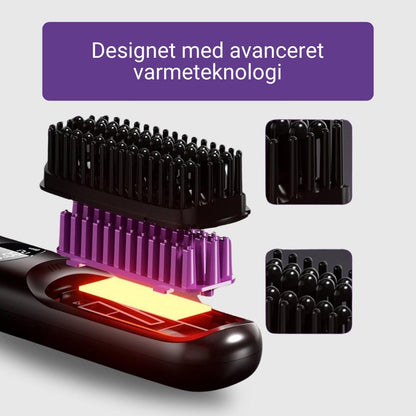 Silkeglat Bærbar Glattebørste