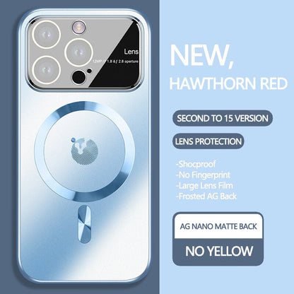 Mat magnetisk etui med Magsafe-linsebeskyttelse