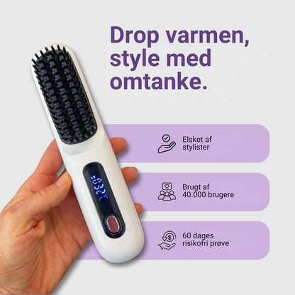 Silkeglat Bærbar Glattebørste