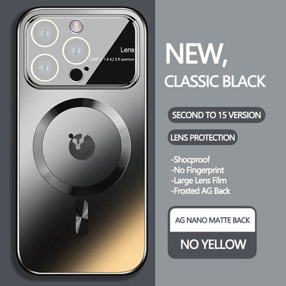 Mat magnetisk etui med Magsafe-linsebeskyttelse