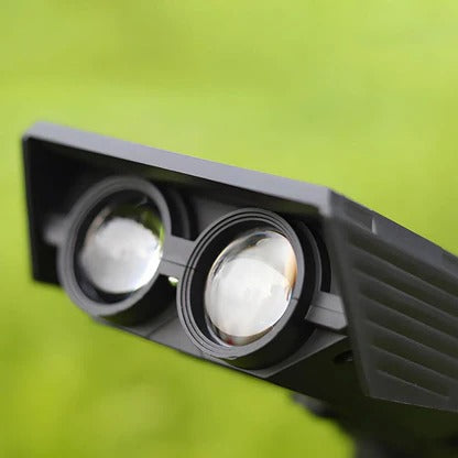Soldriven LED Spotlight – Justerbar Zoom, RGB & Varmvitt, IP65 för Trädgård och Uteplats